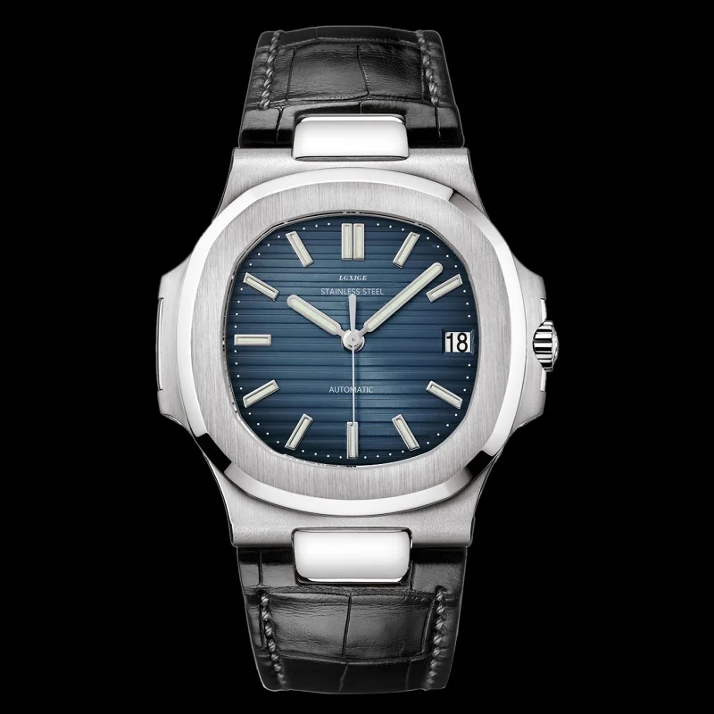 Slávni muži automatické hodinky Originálne kožené žiarivé vojenské hodinky Men aaa top značka luxusné mužov zápästie Watch 2023 F1