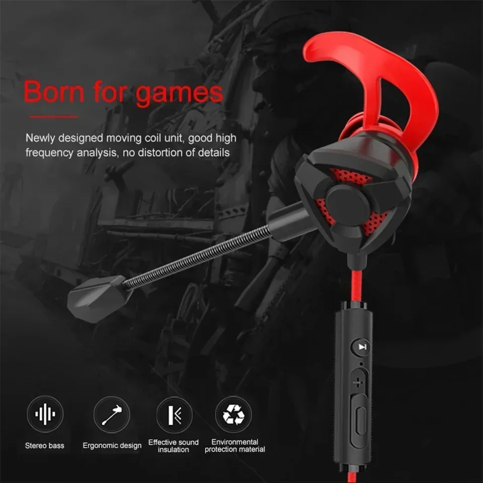 Slúchadlá headset Gamer Slúchadlá káblové slúchadlá herné uši s mikrofónom pre PUBG PS4 CSGO Casque Phone Tablet Universal Game