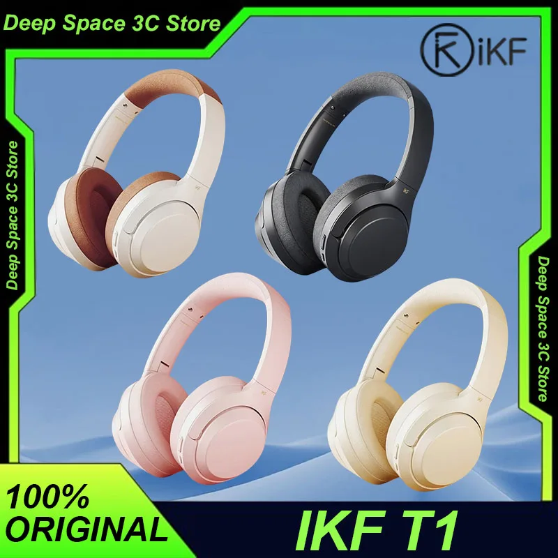 Slúchadlá IKF T1 Bluetooth bezdrôtové káblové redukcie šumu nízka latencia dlhá výcvik s mikrofónom PC Gaming Sports Headset