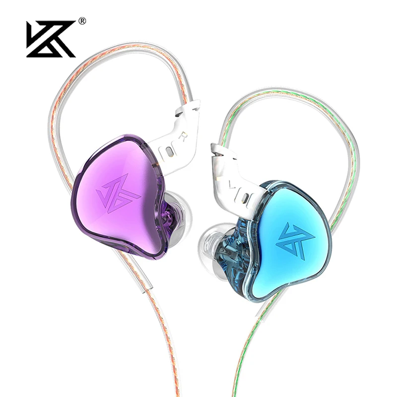 Slúchadlá KZ EDC HIFI Slúchadlá s mikrofónovým hlukom, ktoré sa dostávajú do uši káblové slúchadlá športovej hudby Monitor Monitor slúchadiel slúchadiel na slúchadlá