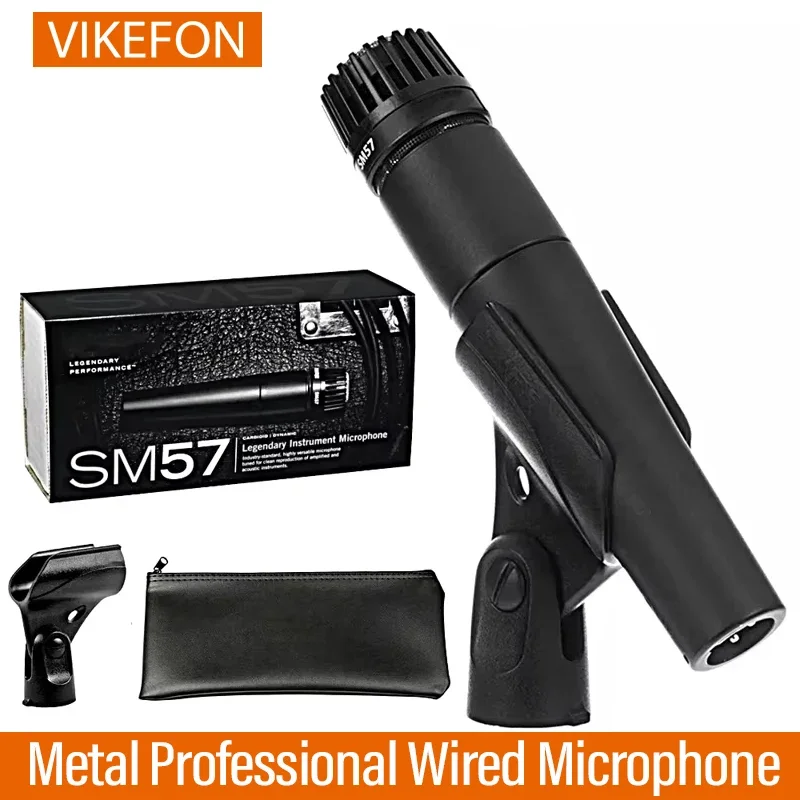 SM57 Dynamický vokálny klasický štýl mikrofónový nástroj klasický profesionálny dynamický kardioidný jednosmerný pre nástroje bubon