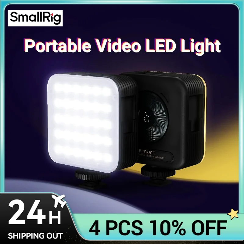 Small LED VIDEO LIGHTLE LIGHT CAMERY LIGHTS 96 LED PLAČKA PRE POOGRAFIA VIDEO Osvetlenie Nabíjateľné 2200 mAh w 3 studená topánka 3286b