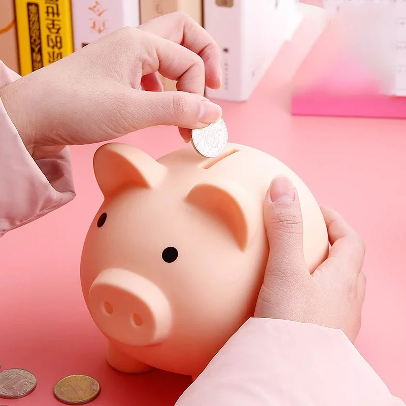 Small Piggy Bank Boxy Storage Detské hračky Domáce dekorácie Peniaze Šežing box Deti Piggy Money Bank