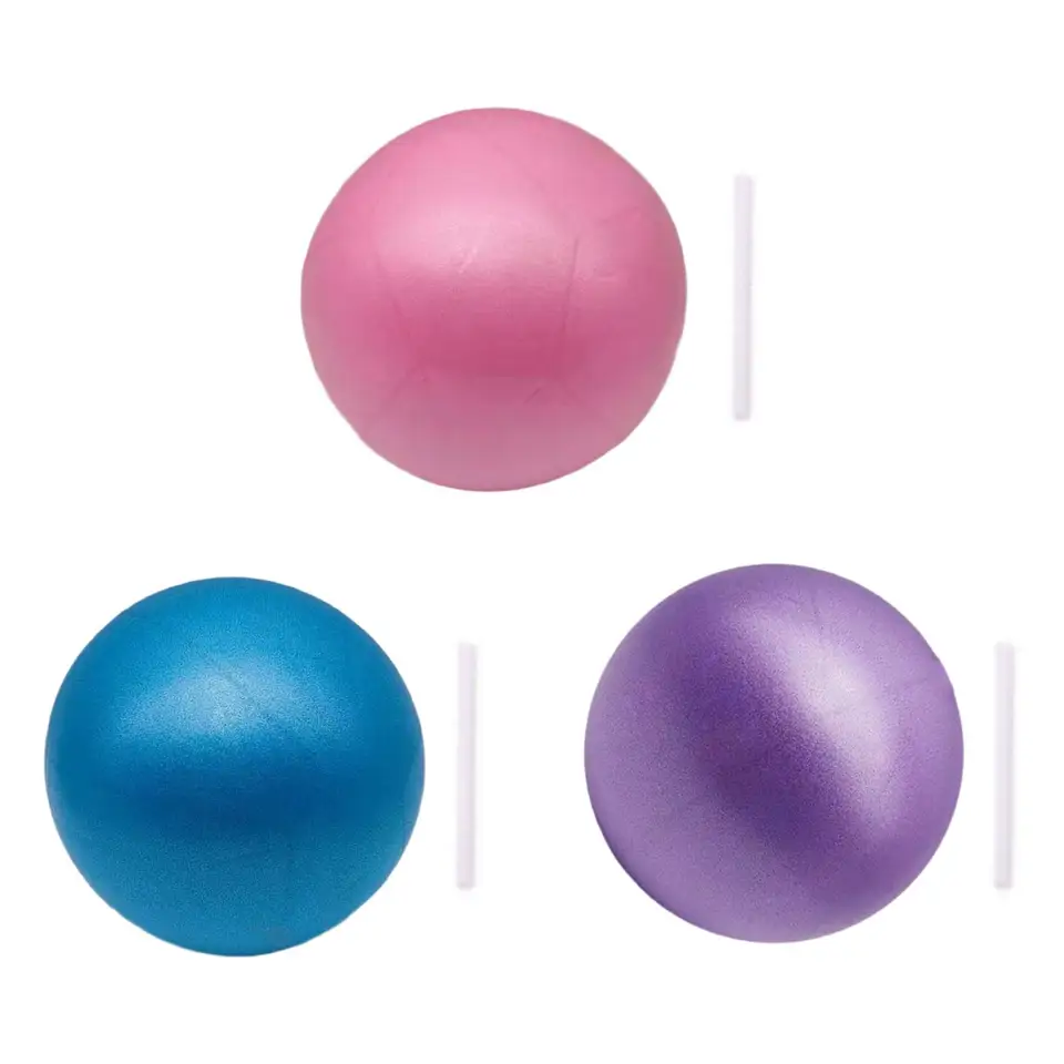 Small Pilates Ball, ťažká pvc gymnastika lopta, 15 cm jadro, jogová lopta pre