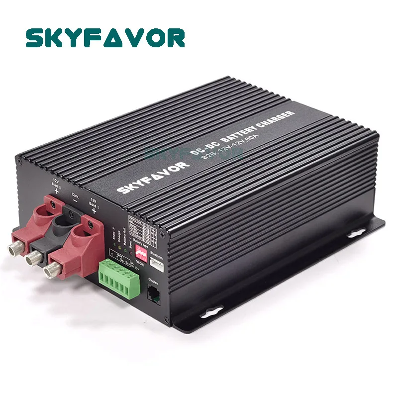 SMART 12V DC na DC nabíjačku 12V 30A Automatický Universal LifePO4 LFP olovo-kyslý gél SLA Gel AGM Littium Ion 12 V batérií nabíjačka