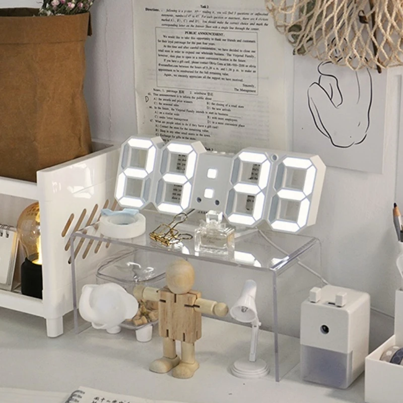 SMART 3D DIGITÁLNE ALD ALGEL HLASY DOMÁCNOSTI DOMÁCNOSTI LED DIGITÁLNE DIGITÁLNE STRÁNKY S DÁTUM TEPLO TEMAT