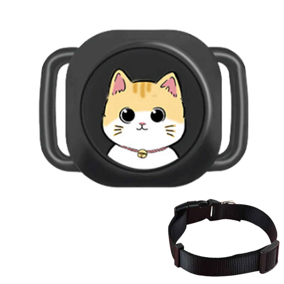 Smart Activity Tracker Pet Collar Anti-Lost GPS vyhľadávač vyhľadávača Bluetooth v reálnom čase Global Location Tracker pre psov mačky pre iOS