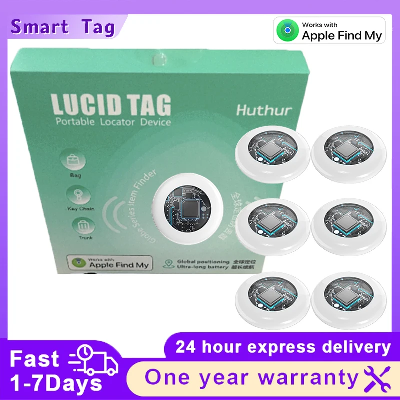 Smart Bluetooth GPS Tracker Práca s Apple Find My App Itag Anti Stratená pripomienka Zariadenie MFI Vymenované lokalizátor Kľúč pre domáce zvieratá Finder