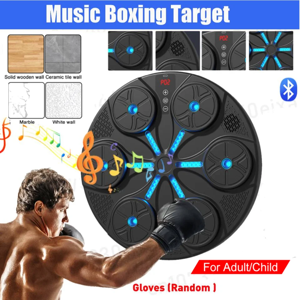 Smart Bluetooth Hudobný boxový stroj Dekompresia boja Fitness Fitness Domáca boxová nástenná doska
