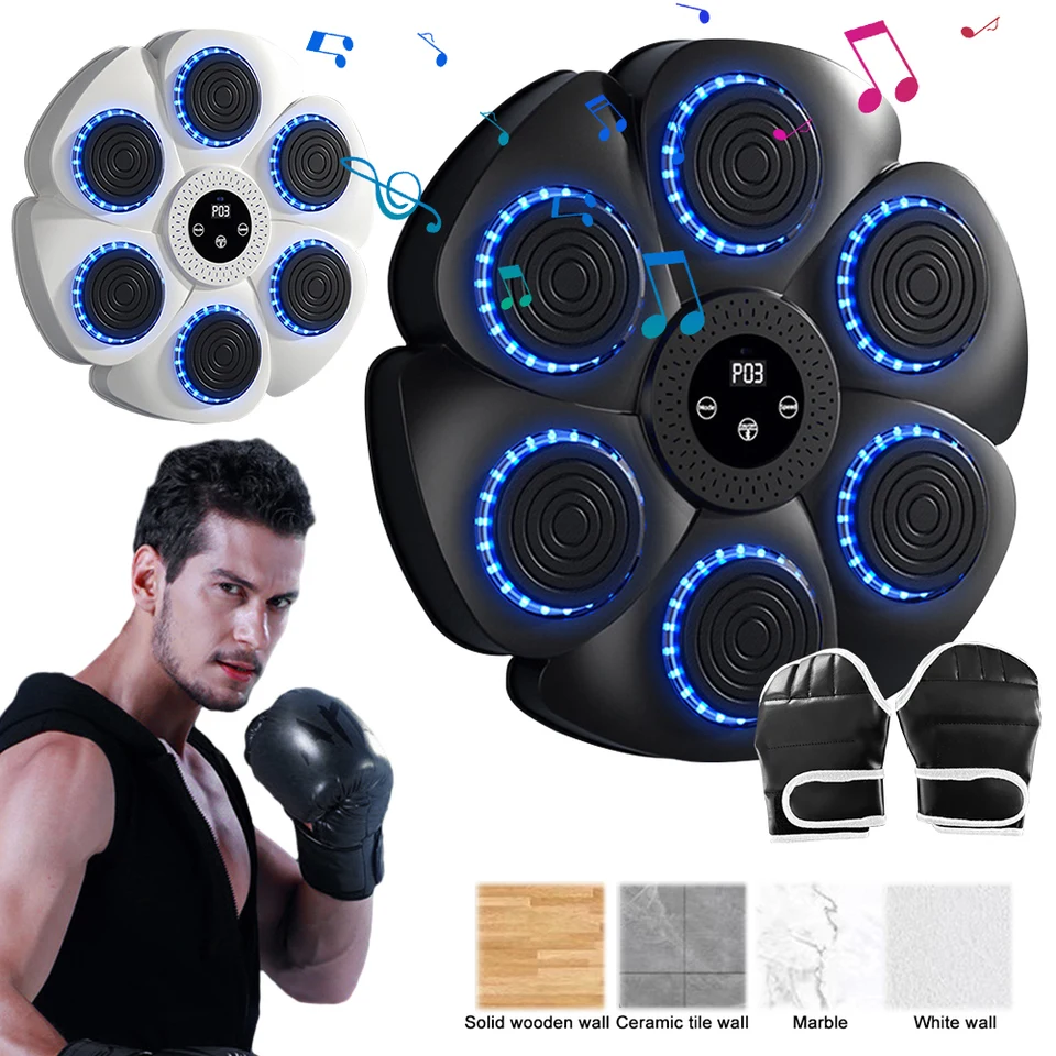 Smart Bluetooth kompatibilné s hudobným boxerským strojom Fitness Fitness Domov Box Wall Target pre deti dospelých