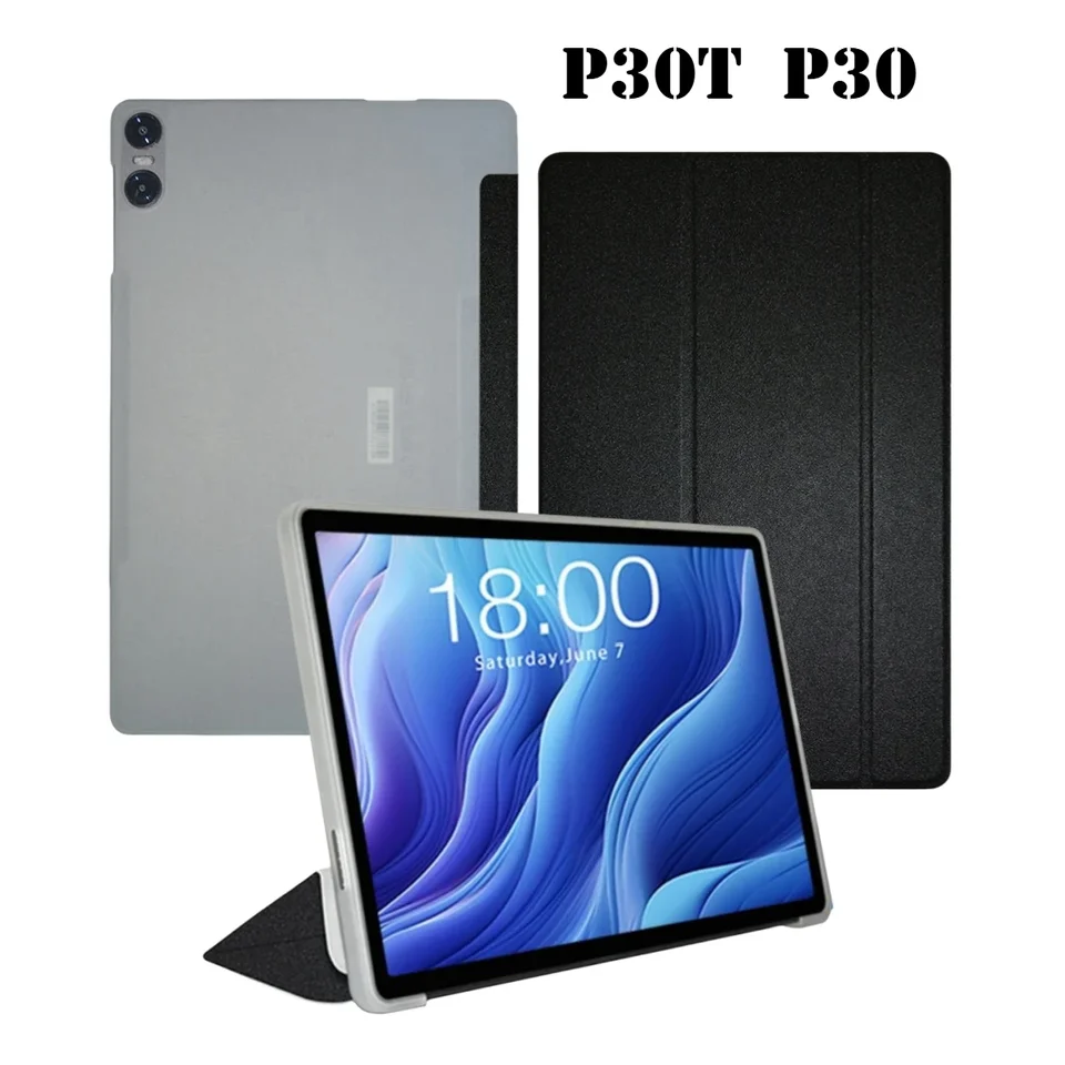 Smart Cover pre Teclast P30t P30T Tablet Skladací stojan PU koža s mäkkým zadným krytom TPU pre P30T 10.1 