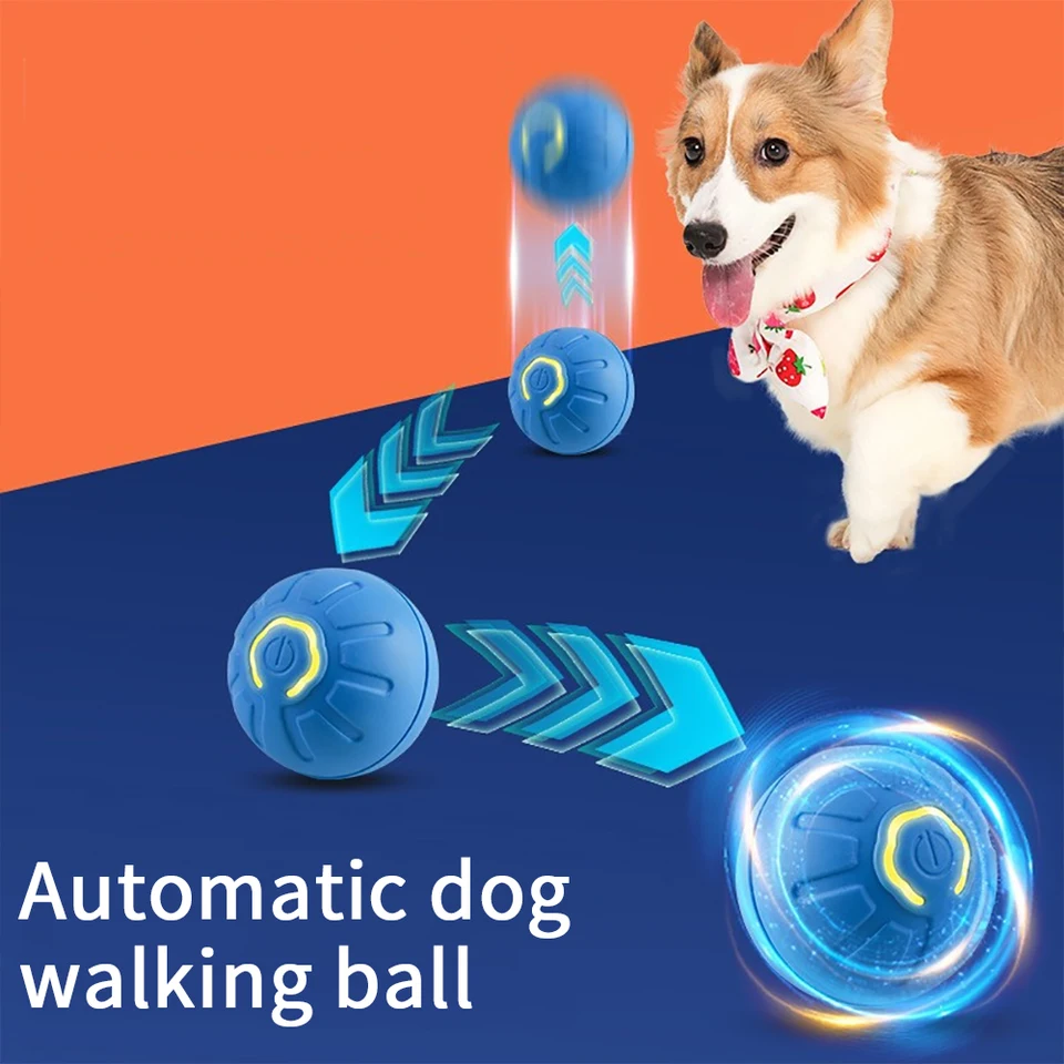 Smart Dog Hračky Elektronické interaktívne domáce zvieratá hračky pohybujúca sa lopta USB Automatické pohybujúce sa poskakovanie pre šteňa narodeniny darček pre mačku Produkt