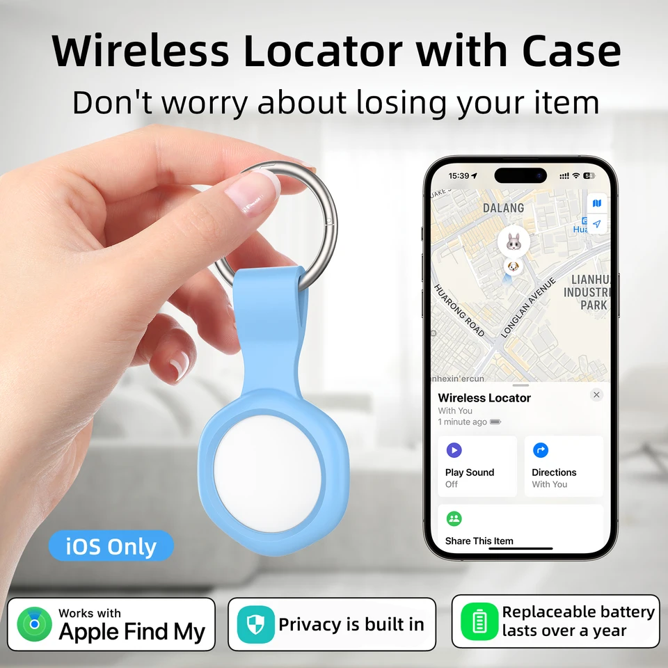 Smart GPS Tracker pre Apple nájde moju aplikáciu Airtag Child/Pet Finder Key/Bike/Bag Anti Loss Tracker pre Smart Bluetooth Locator