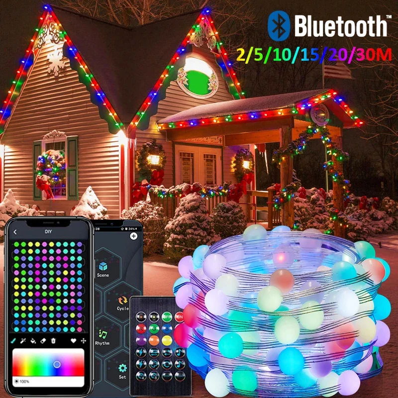 SMART LED osvetlenie reťazcov Bluetooth