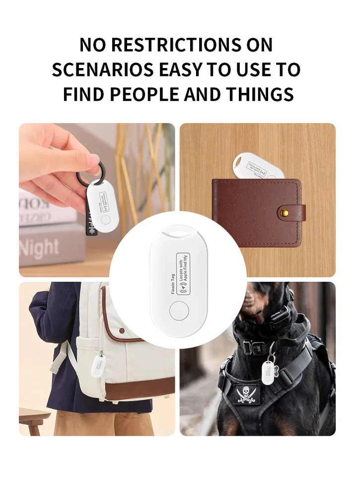 Smart Tag Finein NOVINKA Nájdite moju aplikáciu Anti-Lost Tracker Key Finder vyhľadávač lokalizátor peňaženka batožina Pet dlhodobý ABS pre iOS iPhone