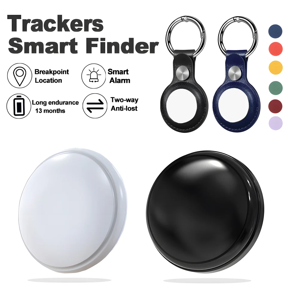 Smart Tag GPS Finder Tracker Anti-Lost Locator pre Apple Nájdite moju aplikáciu Lost Finder Dog Tracking Silicone Leather Case