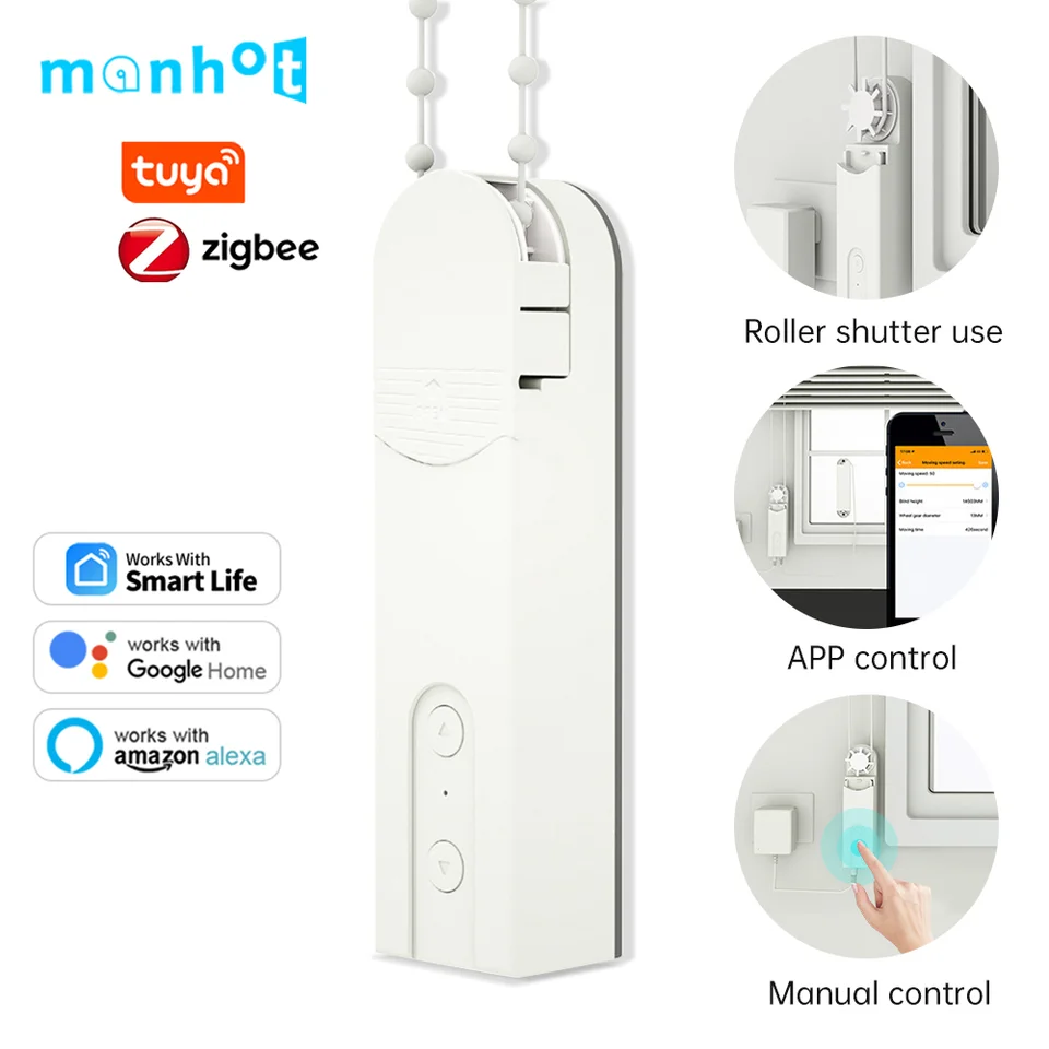 SMART TUYA ZIGBEE3.0 DIY Chain Motorizovaný valček Blind Sheld Shades Drive Podpora