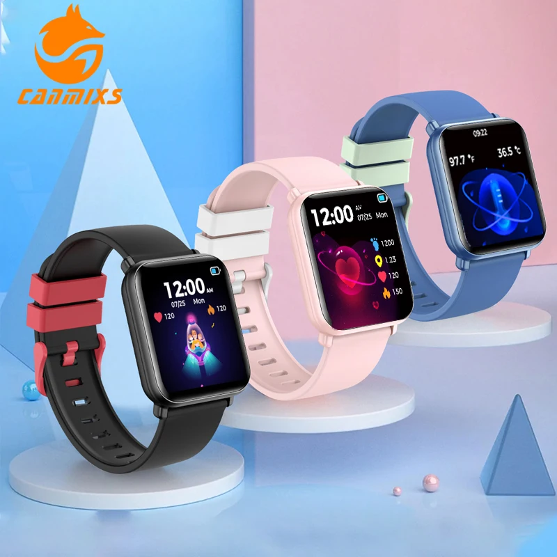 Smart Watch Deti bezdrôtové volanie Smartwatch srdcovej frekvencie Test spánku Test Stopwwatch Clock Alarm Sport Fitness hodinky