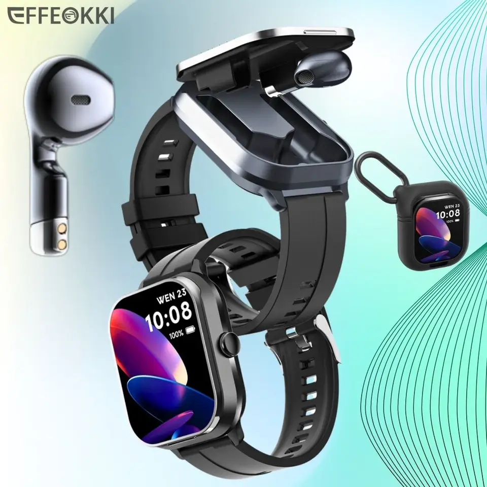 Smart Watch Men s uši 2 palce NFC Make hovor ultra športu pre telefón s Androidom iOS