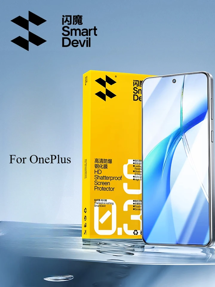 SmartDevil Screen Protector pre OnePlus 13R 10LITE HD Empered Glass pre Nord 3 Clear T Film pre Nord CE4 10R Anti-Fingerprint