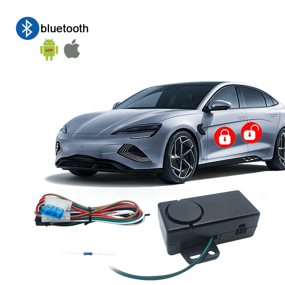 Smartphone Remote Auto Lock a odomknutie tlačidla zabezpečenia alarmu pomocou automatického stúpajúceho okna Pasívne bezkľúčové