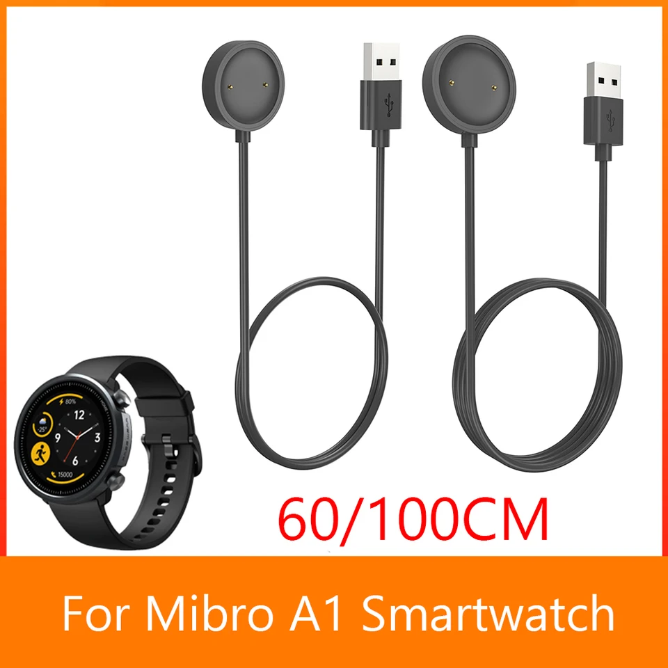 Smartwatch nabíjací drôt magnetickú nabíjačku Dock Rast nabíjanie káblových základných príslušenstiev pre smartwatch Mibro A1