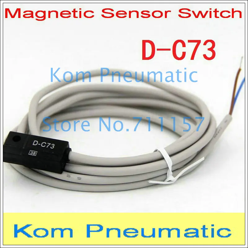 SMC Typ D-C73 pre vzduchový pneumatický valcový magnetický Reed spínač s proximitným snímačom magnetu CDM2B / MA / C85 / MAL 5-120V