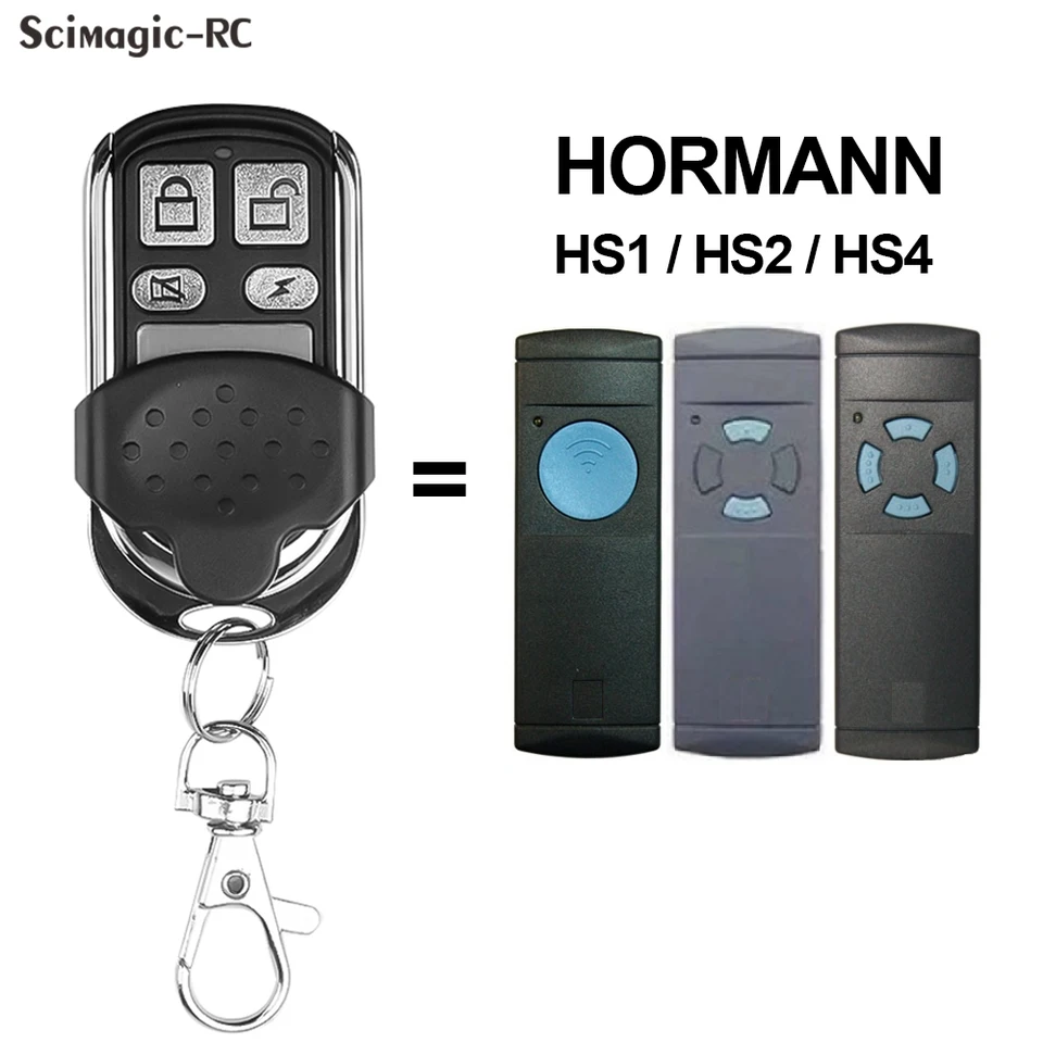 SMG-012 4 Button Hormann diaľkové ovládanie 868MHz garážové dvere duplikátor kompatibilný s HS1/HS2/HS4