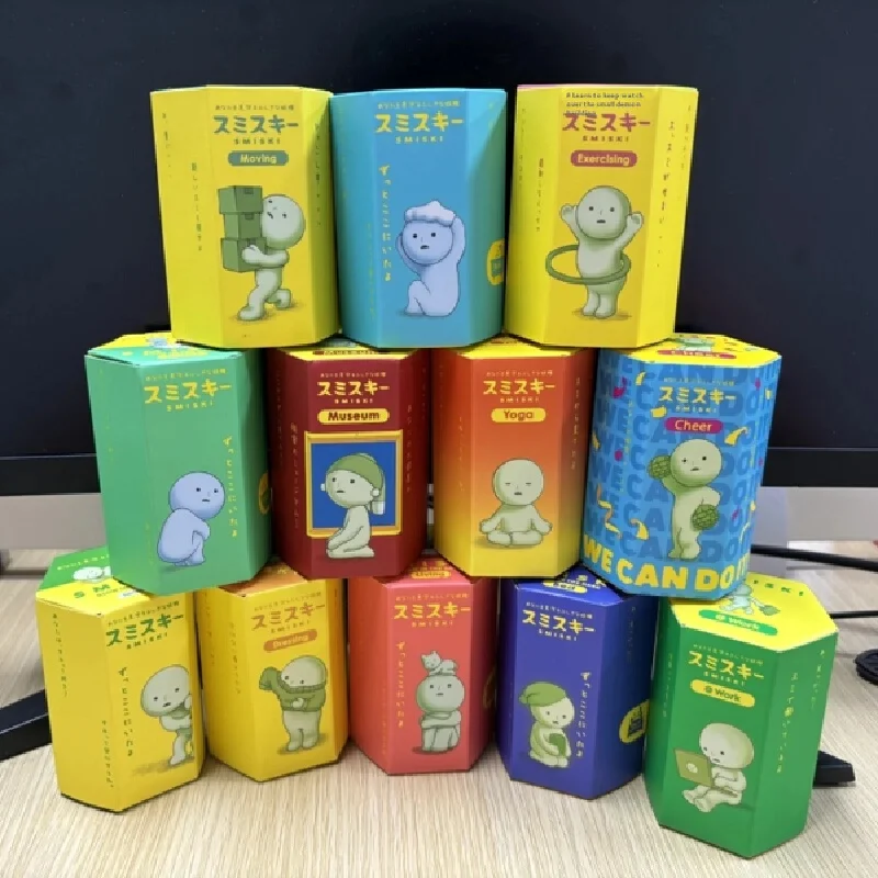 SMiski Blind Box Series Nightlights Green Doll Doll Tad Mystery Box Action Figures dekorácie stolové modelky prívesok Prekvapenie prekvapenie darček