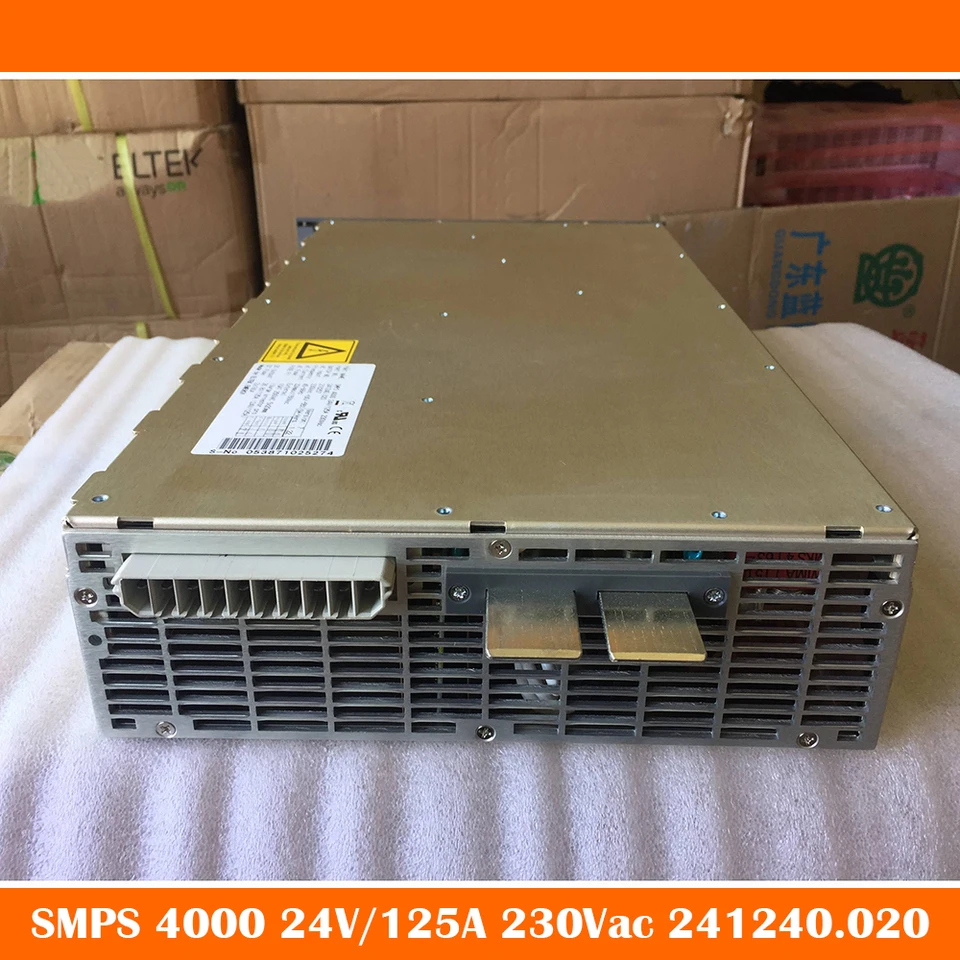 SMP 4000 24V/125A 230VAC 241240.020 Nastaviteľné 21,8-29V 4000W pre modul napájania Eltek Funguje dobre kvalitná rýchla loď