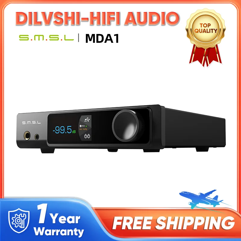 SMSL RAW-MDA1 DAC DUAL ES9039Q2M High-End Decoder MQA-CD MQA Bluetooth 5.1 6ks OPA1612A DAC 4,4 /6,35 mm konektor pre slúchadlá pre PS5