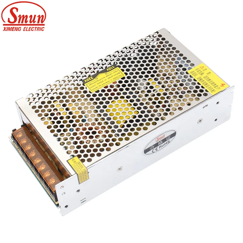SMUN S-200-24 110V/220VAC až 24VDC 8.3A 200W prepínaný režim napájacie napájanie