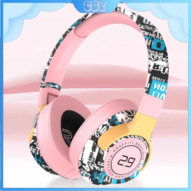 SN29 Headset FM Wireless Bluetooth podporuje pohyb hudobného pohybu hluku pre bilaterálne stereofónny stereofónny stereofónny systém Apple Android Panel.