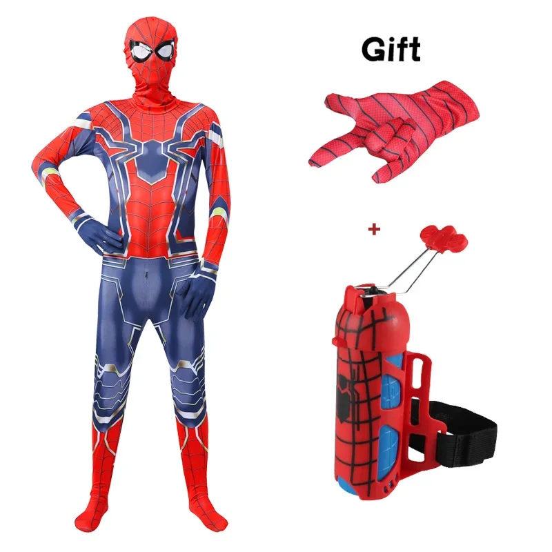 SN60 Nový príchod Miles Morales superhrdina Spiderman Cosplay kostýmy dospelých muž, ktorý sa vrátil späť, Bodysuit Spandex Suits1 @ J $