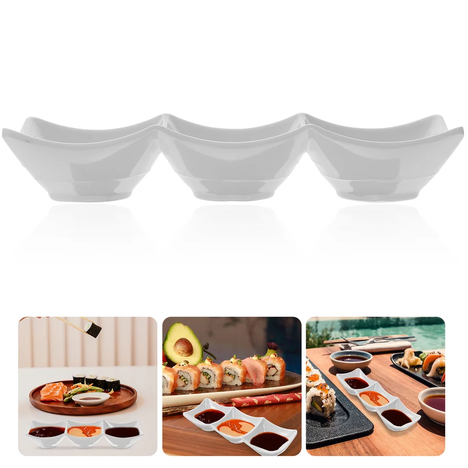 Snack omáčka misky charcuterie jedlá položky korenisté taniere servírovacie misky na ukladanie misky melamínové sójové nádoby ocot