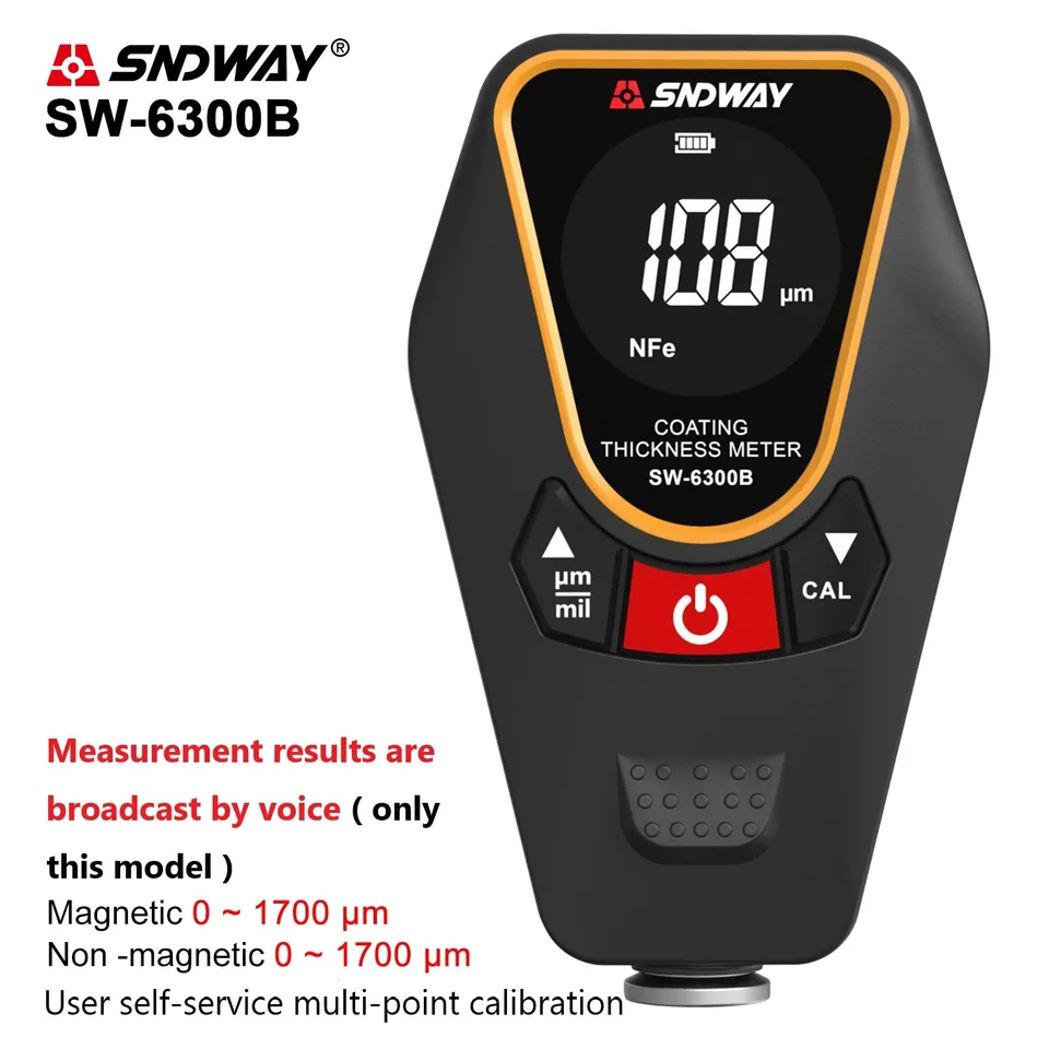SNDWay Digital Automobil Hrúbka meradlá