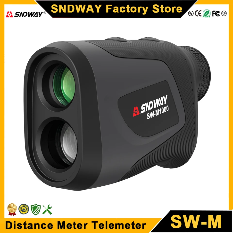 SNDWAY Golf Range Finder laserový merač vzdialenosti Telemeter 500 m 700m 1 000 m diaľkového polohy golfový telemeter Camera Outdoor Telescope