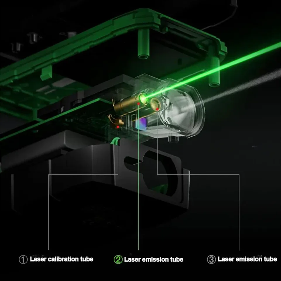SNDWAY laserový merač vzdialenosti SW 50GT 70GT 100GT Digitálny diaľničník Zelený laserový laserový profesionálny dosah laserový laserový merací meter merací meter