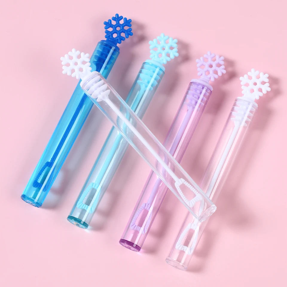 Snehová bublina prútiková trubica darčekové večierky Dodávky pre deti Interaktívna hračka Bubble prútik Šťastné narodeniny Party Decor DiBayse Shower Eavens