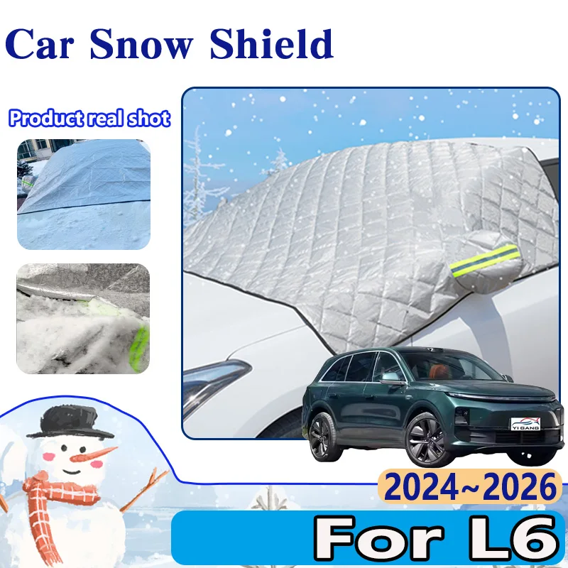 Snehový štít na čelnom skle pre Li Auto lixiang L6 2024 2025 2026 predné okno Anti Frost Outdoor Zimné dažďové kryty doplnky