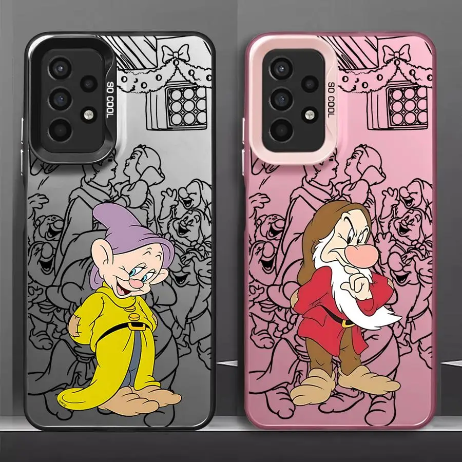 Snehulienka a siedmich trpasličích telefónov pre Samsung Galaxy A12 A13 A14 A23 A32 4G 5G A22 A33 A34 A35 5G A24 4G BAG BAG