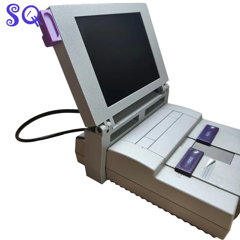 SNES Retro Arcade Game Console vyhradená LCD Screen Monitor prenosný monitor Mini monitor so stereofónnou zástrčkou a prehrávaním
