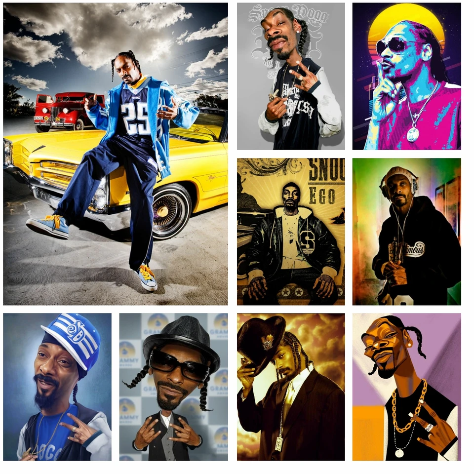 Snoop Dogg Singer Hudobná hviezda Diamond Painting Gangsta rap hip hop rapper obrázok krížový steh vyšíva mozaik