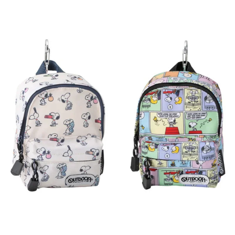 Snoopy Girl Cartoon Roztomilý rúžový taška batoh chlapec Držiteľ karie