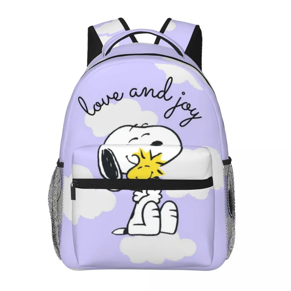 Snoopy nová módna vysoká kapacita nepremokavá vysoká škola batohový batoh Trendy laptop cestovná kniha vrecká 17 palcov