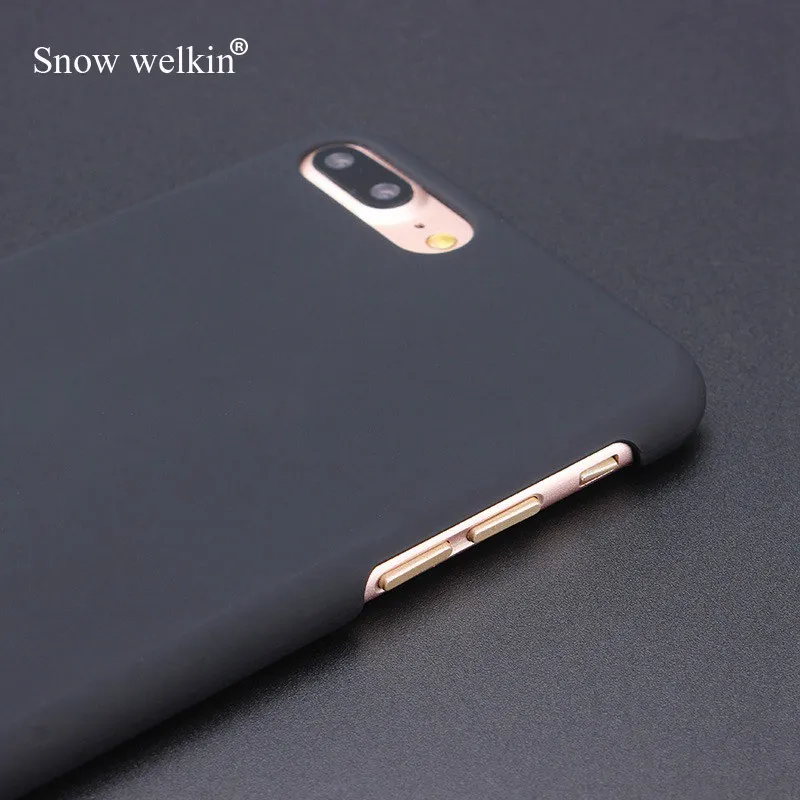 Snow Welkin pre Apple iPhone 7 8 Nový viacsubný matný matný plastový kryt tvrdého puzdra pre Apple iPhone 7 8 Plus zadné telefóny