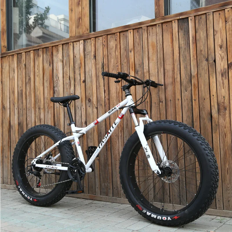 Snowmobile 26/24-palcový variabilný rýchlostný bicykel 4.0 Fat Tire Mountain Bike горный велосипедalo