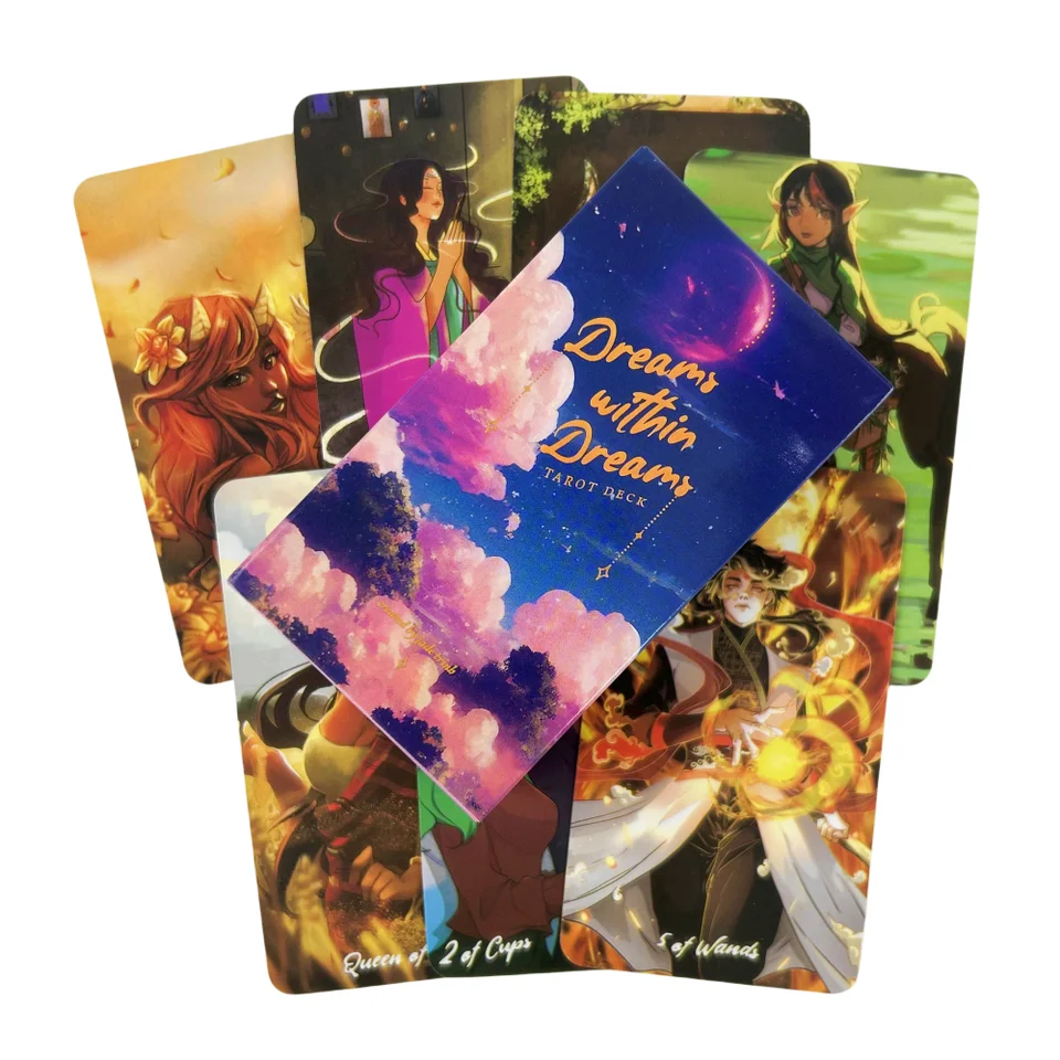 Sny v snoch Tarot Disk Cards Divinovanie anglických verzií vydanie Oracle Board hrať stolové hry pre večierok