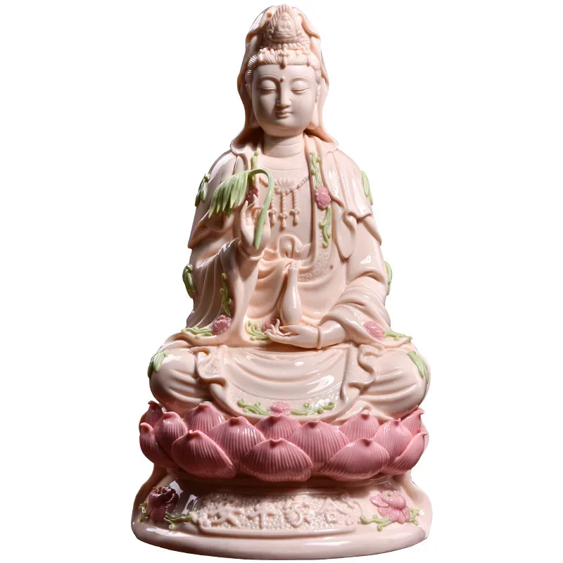 Socha Quan Yin, socha Kwan Yin, socha Kuan Yin, domáca dekorácia, najlepšie čínske darčeky Feng Shui. (11 palcov Top Ceramic Guan Yin)
