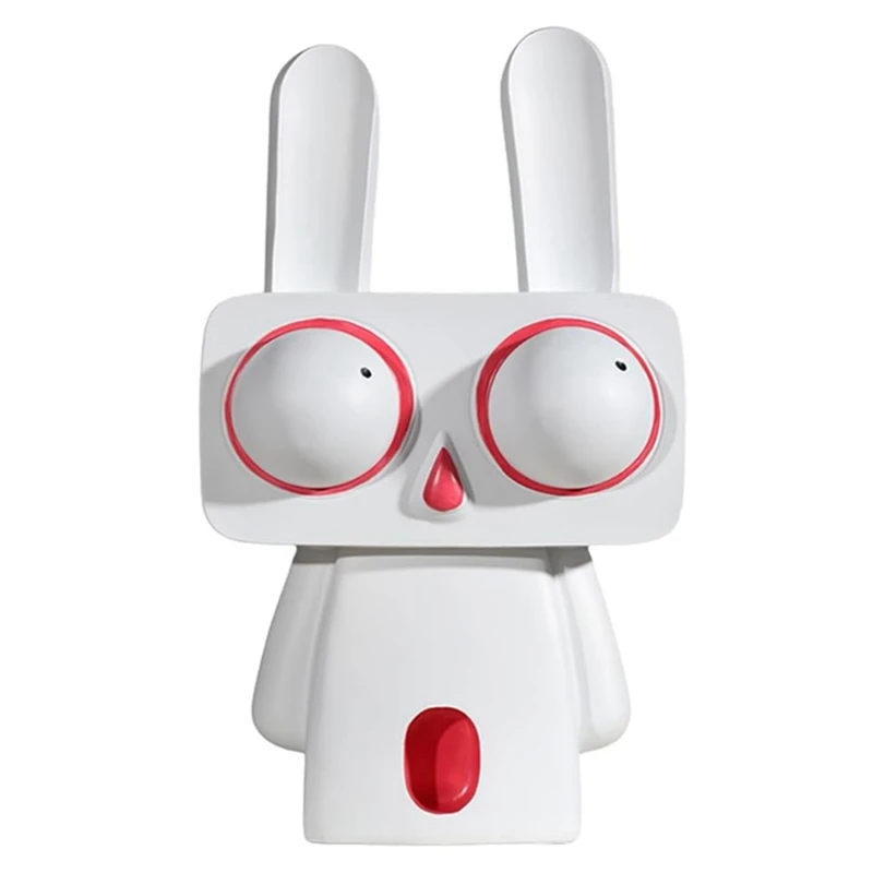 Sochy Resin Big Eyes Rabbits, Karikatúra králikov